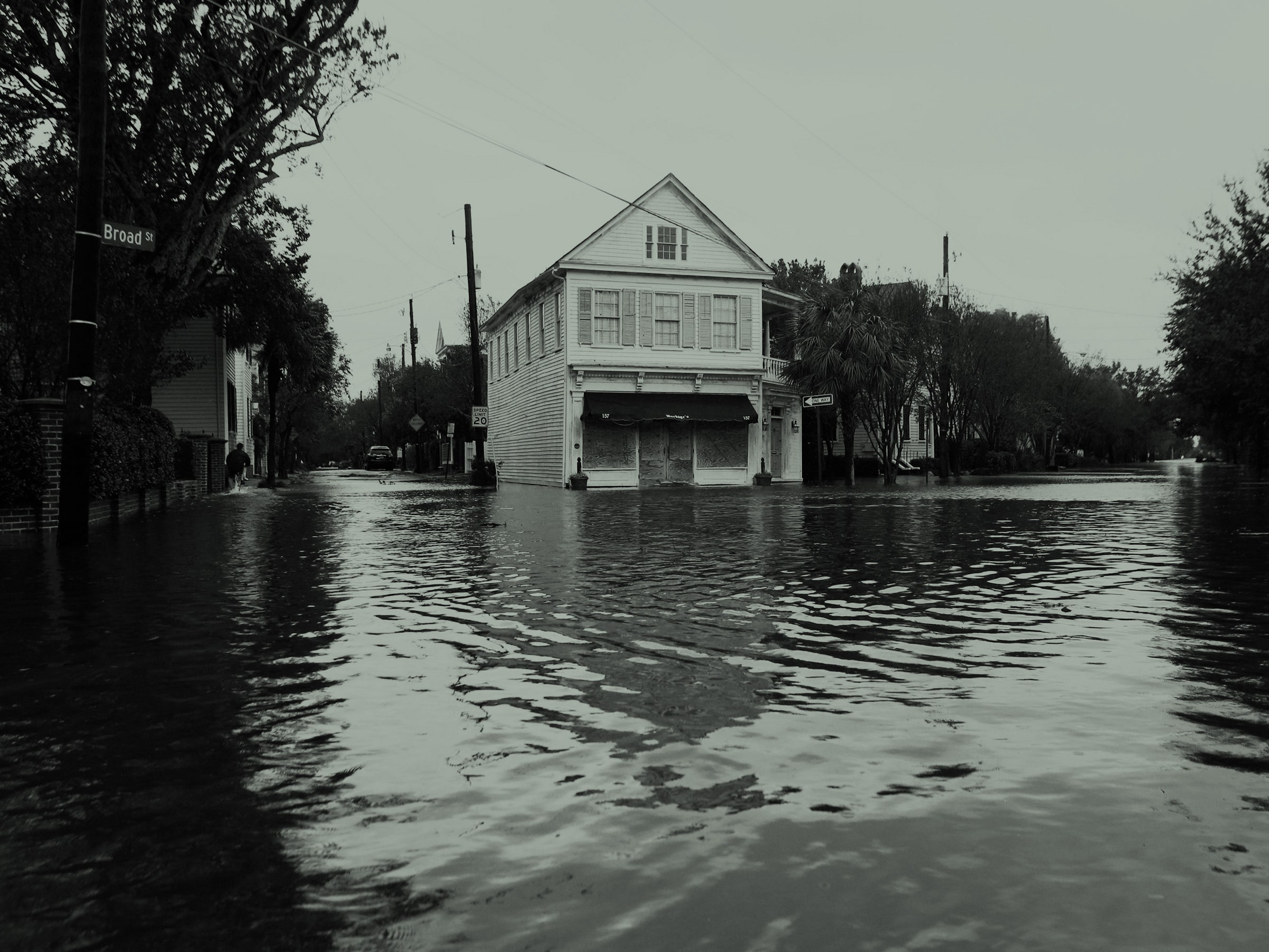 inundação em charleston