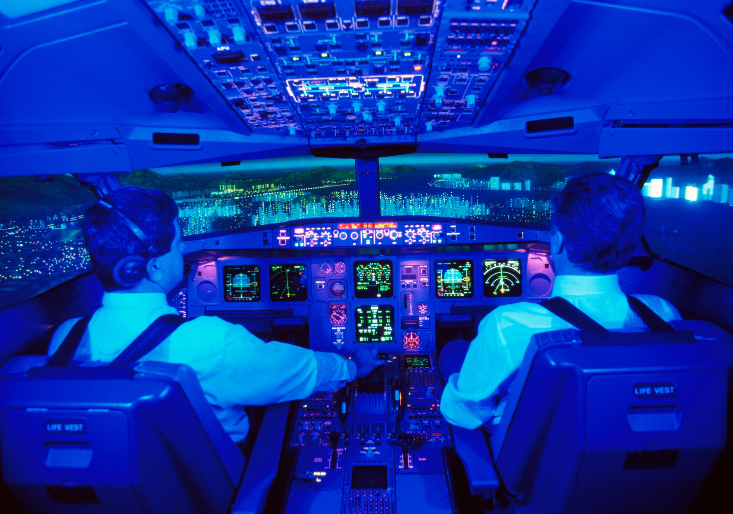 Simulador de aviação