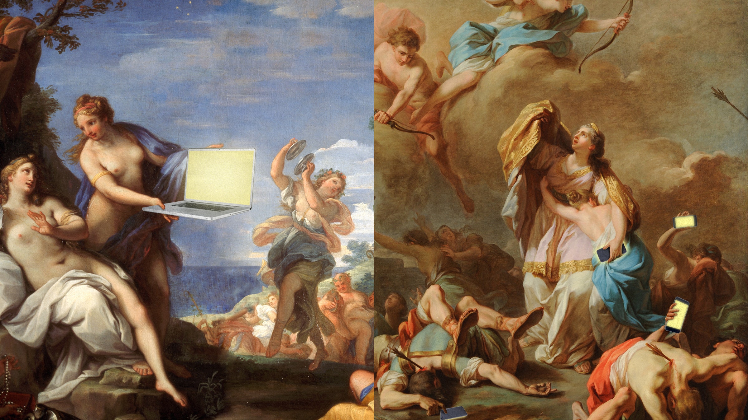 As pinturas do Renascença descrevem elogios e conflitos associados a tecnologias
