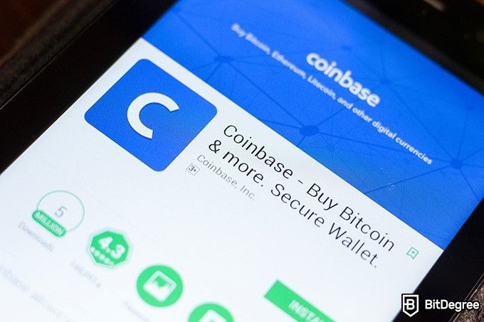O melhor aplicativo para criptomoedas: Coinbase Exchange App.