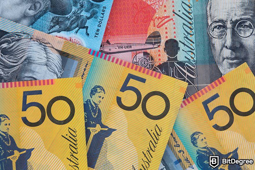 A melhor troca de criptomoedas da Austrália: dólar australiano (AUD).