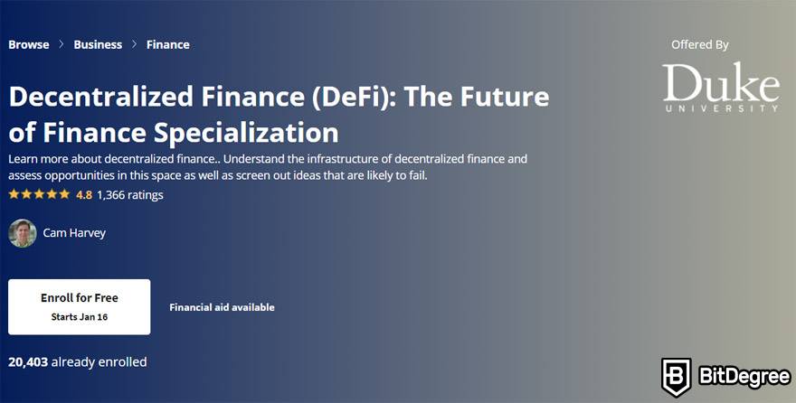 O melhor curso sobre Negociação de Criptografia: Finanças Descentralizadas (Defi): Curso Especializado 