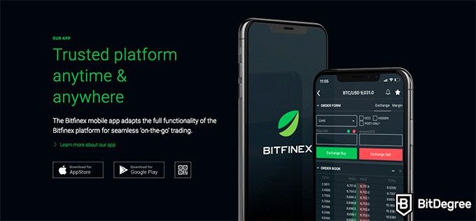 Revisão do Bitfinex: uma plataforma confiável a qualquer momento e em qualquer lugar.