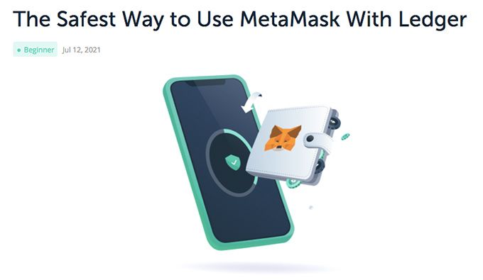 Compre NFT: a maneira mais segura de usar MetaMask com Ledger.