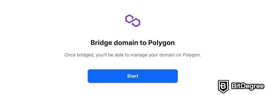 Domínio Coin: Conectando seu nome de domínio ao Polygon.