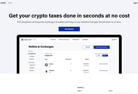 Crypto. com Tax - calculadora de impostos sobre criptomoedas gratuita para todos