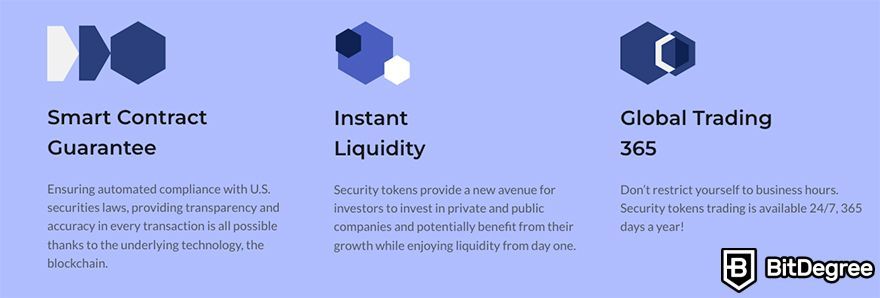 Inc reforço INX: liquidez instantânea dos tokens de segurança.