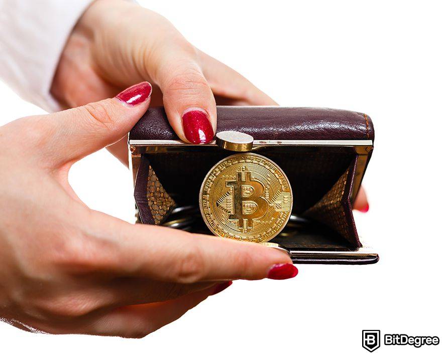 A maior carteira de Bitcoin perdida: Bitcoin dentro da carteira.