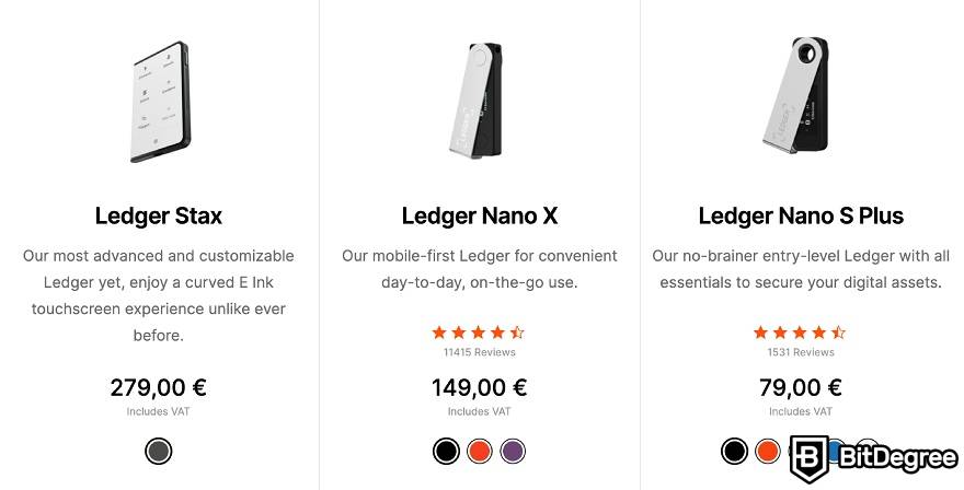 Revisão do Ledger Stax: uma comparação de todas as três carteiras Ledger.
