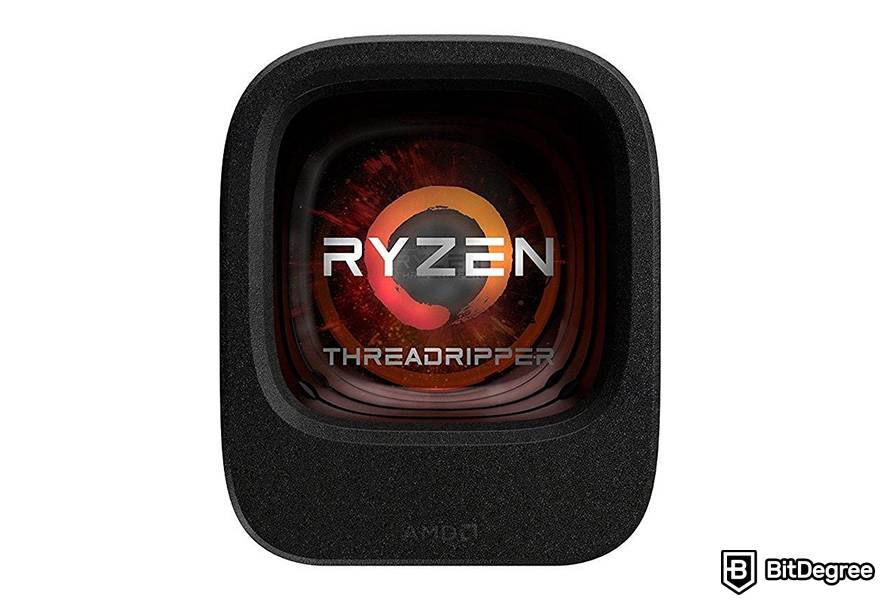 Equipamento de produção Litecoin: AMD Ryzen Threadripper.