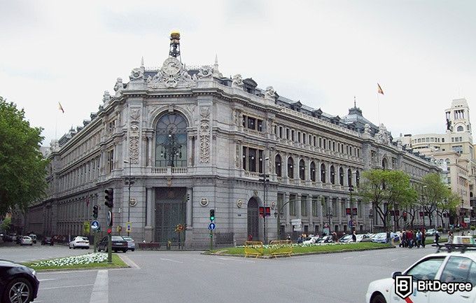 O armazenamento mais confiável do mundo: Banco da Espanha.