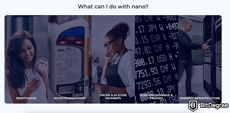 Nano Coin: O que posso fazer com uma moeda?