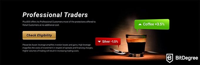 Plus500 Review: Traders profissionais.