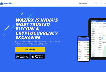 Wazirx - Uma ampla seleção de casais comerciais com INR