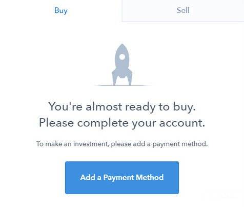 O que é Bitcoin Cash: Escolha de um método de pagamento no Coinbase.