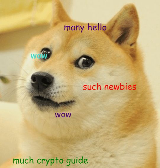 O que é Dogecoin: Doge Meme.
